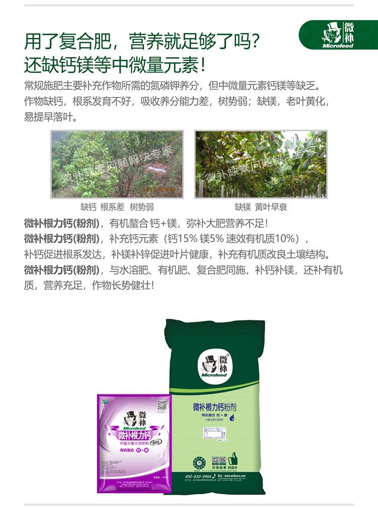 微補(bǔ)根力鈣（粉劑）